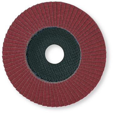 Disco ceramico curvo con supporto in fibra